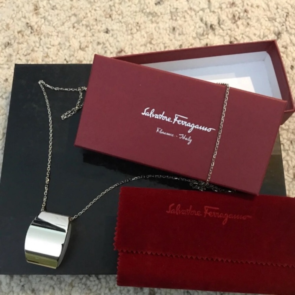 Salvatore Ferragamo necklace and bracelet